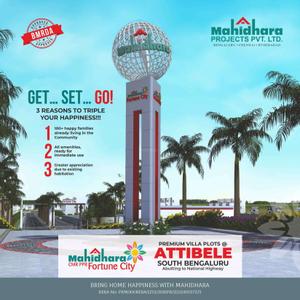 Image of 2906 Sq.ft 4 BHK Villa for sale in Mahidhara Fortune City, Attibele, Bengaluru for Rs. 25000000