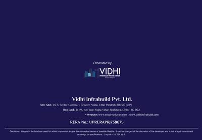 Vidhi Royal Walkway Brochure 19