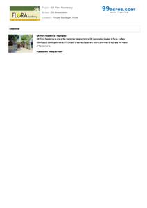 GK Developer Flora Residency Brochure 1