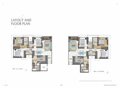 Image of 2521 Sq.ft 4 BHK Apartment / Flat for sale in Wadhwa 25 South, Prabhadevi, Mumbai for Rs. 270000000