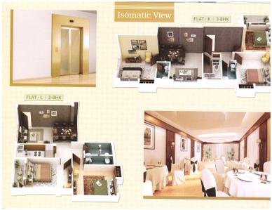 Image of 1200 Sq.ft 3 BHK Apartment / Flat for sale in Lim Residency, Entally, Kolkata for Rs. 11500000