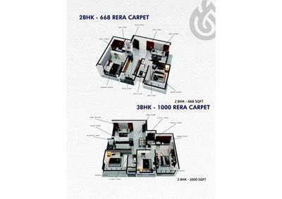 Image of 1010 Sq.ft 3 BHK Apartment / Flat for sale in Gurukrupa Aagam, Ghatkopar East, Mumbai for Rs. 31100000