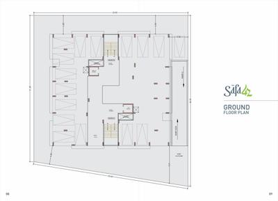 Image of 695 Sq.ft 2 BHK Apartment / Flat for sale in Sky Safa 42, Vavol, Gandhinagar for Rs. 6500000