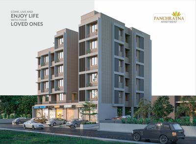 Image of 1590 Sq.ft 3 BHK Apartment / Flat for sale in Panchratna Apartment by Panchratna Developers, Athwa, Surat for Rs. 7500000