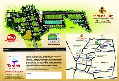 Image of 1200 Sq.ft Residential Plot / Land for sale in Tanish Fortune City, Bagalur, Bengaluru for Rs. 7800000