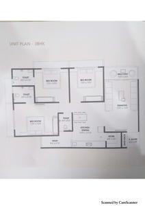 Image of 800 Sq.ft 3 BHK Apartment / Flat for sale in Suvas Kanchan, Paldi, Ahmedabad for Rs. 10500000