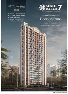 Image of 634 Sq.ft 2 BHK Apartment / Flat for sale in Saptrishi Shree Balaji 7, Vikhroli East, Mumbai for Rs. 11000000