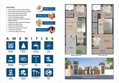 Image of 2000 Sq.ft 3 BHK Villa for sale in Unicorn Valley, Sitapura, Jaipur for Rs. 14000000