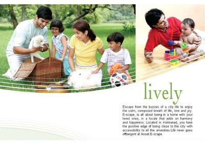 Image of 1405 Sq.ft 3 BHK Apartment / Flat for sale in Asset E Scape, Kakkanad, Kochi for Rs. 6500000