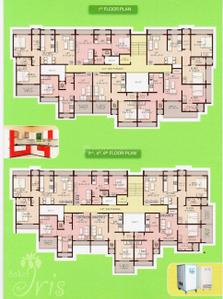 Image of 680 Sq.ft 1 BHK Apartment / Flat for sale in Saket Iris, Kalyan East, Kalyan for Rs. 3400000