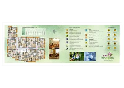Image of 1050 Sq.ft 2 BHK Apartment / Flat for sale in SVP Blossom, Kadugodi, Bengaluru for Rs. 7500000
