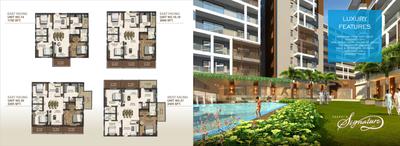 Image of 2075 Sq.ft 3 BHK Apartment / Flat for sale in Vasavi Signature, Hitech City, Hyderabad for Rs. 20000000