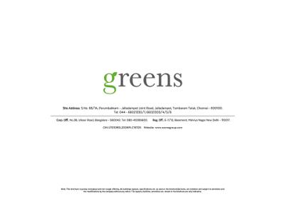 Image of 1704 Sq.ft 3 BHK Apartment / Flat for sale in Ozone Greens Phase 2 by Ozone Group, Medavakkam, Chennai for Rs. 9500000