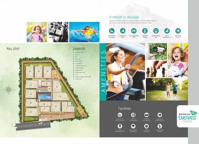 Image of 1088 Sq.ft 2 BHK Apartment / Flat for sale in Sri Balaji Emerald, Hennur, Bengaluru for Rs. 8200000