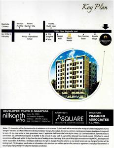 Image of 513 Sq.ft 2 BHK Apartment / Flat for sale in Nilkanth Height, Waghodia Road, Vadodara for Rs. 2500000