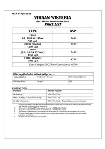 Image of 900 Sq.ft 2 BHK Apartment / Flat for sale in Vihaan Wisteria, Noida Extension, Greater Noida for Rs. 4200000