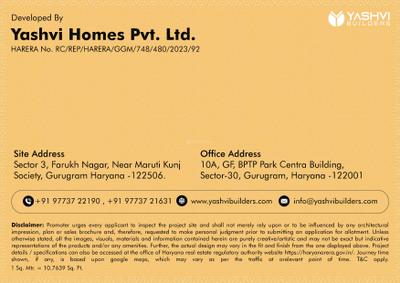 Image of 1216 Sq.ft Residential Plot / Land for sale in Golden Gate Residency, Farukh Nagar, Gurgaon for Rs. 9500000