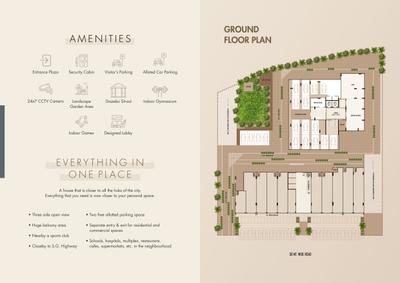 Image of 2205 Sq.ft 3 BHK Apartment / Flat for sale in Euphoria Aaryan Elan, Gota, Ahmedabad for Rs. 13000000