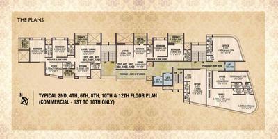 Image of 1680 Sq.ft 3 BHK Apartment / Flat for sale in Haware Grand Heritage, Wakad, Pune for Rs. 9050000