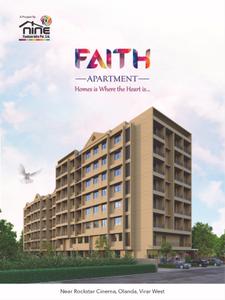 Image of 400 Sq.ft 1 RK Apartment / Flat for sale in Faith Apartment, Virar West, Virar for Rs. 2500000