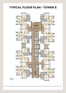 Image of 408 Sq.ft 1 BHK Apartment / Flat for sale in Ten X Habitat Raymond Realty Tower J, Thane West, Thane for Rs. 9800000