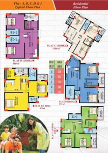 Image of 1120 Sq.ft 3 BHK Apartment / Flat for sale in Siddhi Vinayak Residency, Shyampur, Durgapur for Rs. 2912000