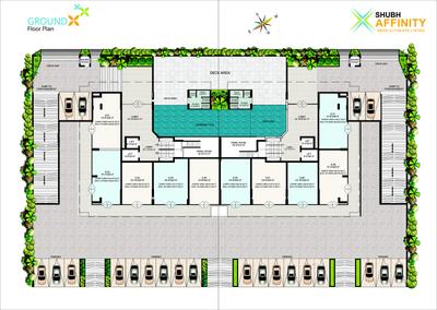 Image of 1139 Sq.ft 3 BHK Apartment / Flat for sale in Shubh Affinity, Swami Vivekananda Nagar, Kota for Rs. 7200000