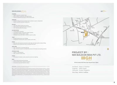 Image of 850 Sq.ft 3 BHK Apartment / Flat for sale in NDK High Street, Mavdi, Rajkot for Rs. 4500000