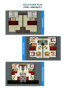 Image of 1500 Sq.ft 3 BHK Independent House for sale in Kingson Green Villa 2, Noida Extension, Greater Noida for Rs. 8800000