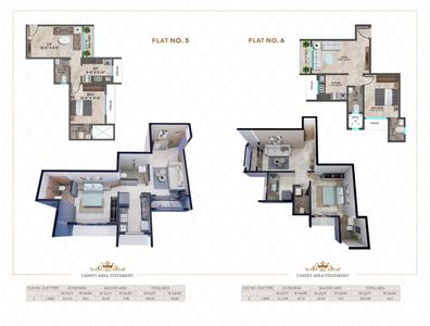 Image of 1041 Sq.ft 2 BHK Apartment / Flat for sale in Sai Empire, Mira Road East, Mira Bhayandar for Rs. 11000000