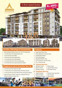 Image of 1495 Sq.ft 3 BHK Apartment / Flat for sale in Arenaa Heights, Sector 102, Noida for Rs. 9269000