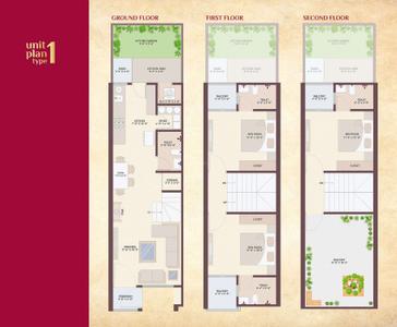 Image of 1500 Sq.ft 3 BHK Villa for sale in Prerna Aashtamangal, Sanand, Ahmedabad for Rs. 7200000