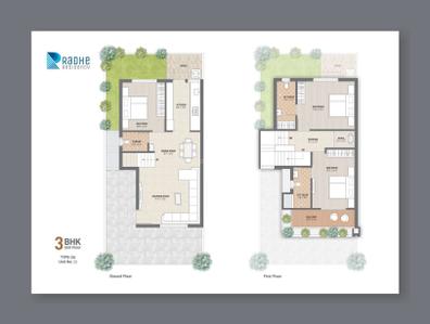Image of 2259 Sq.ft 3 BHK Independent House for sale in Radhe Residency, Shiholi, Gandhinagar for Rs. 11000000