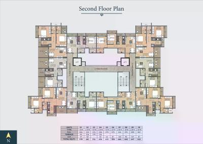 Image of 980 Sq.ft 2 BHK Apartment / Flat for sale in V A Veer Attar, Virar West, Virar for Rs. 6400000