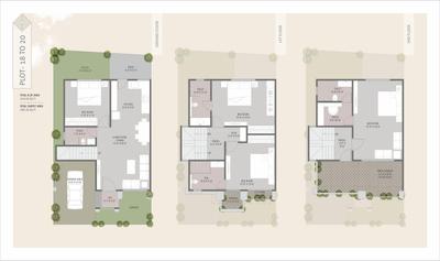 Image of 1692 Sq.ft 4 BHK Villa for sale in Aashray Primero, Kalali, Vadodara for Rs. 11000000