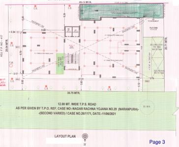 Image of 1818 Sq.ft 3 BHK Apartment / Flat for sale in Amber 21 Fyl Fot Maurya, Naranpura, Ahmedabad for Rs. 12500000
