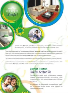 Image of 1624 Sq.ft 3 BHK Apartment / Flat for sale in Amrapali Eden Park, Sector 50, Noida for Rs. 22000000