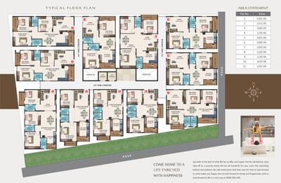 Image of 1000 Sq.ft 2 BHK Apartment / Flat for sale in Shree Enclave, Electronic City, Bengaluru for Rs. 4885445