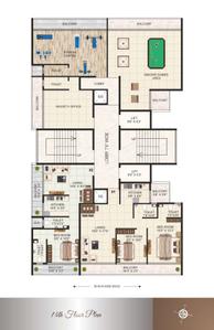 Image of 1135 Sq.ft 2 BHK Apartment / Flat for sale in Signature, Ulwe, Navi Mumbai for Rs. 13500000