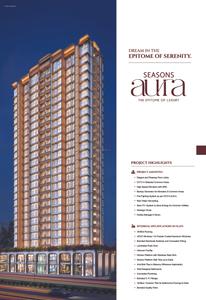 Image of 1030 Sq.ft 2 BHK Apartment / Flat for sale in Seasons Aura, Kalyan West, Kalyan for Rs. 8600000