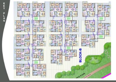 Image of 806 Sq.ft 2 BHK Apartment / Flat for sale in Karsten Palm Groves Block A, Marsur, Bengaluru for Rs. 4500000