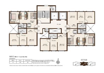 Image of 400 Sq.ft 1 BHK Apartment / Flat for sale in Hiranandani Maple A B and C Wing, Powai, Mumbai for Rs. 16000000