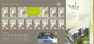 Image of 877 Sq.ft 2 BHK Apartment / Flat for sale in Yukta Avenue, Kesarapalle, Vijayawada for Rs. 4500000