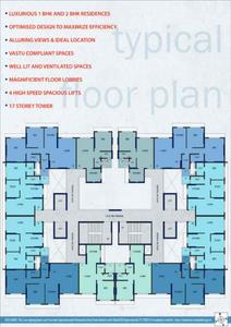 Image of 798 Sq.ft 2 BHK Apartment / Flat for sale in Happy Home Sarvoday Marvel, Kalyan West, Kalyan for Rs. 5495998