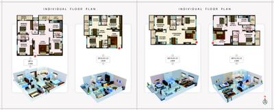 Image of 1455 Sq.ft 3 BHK Apartment / Flat for sale in South West Group South Park, Tejaswini Nagar, Bengaluru for Rs. 8875000