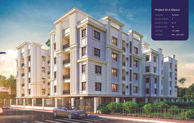 Image of 750 Sq.ft 2 BHK Apartment / Flat for sale in Vinayak Rajos, New Town, Kolkata for Rs. 3807000