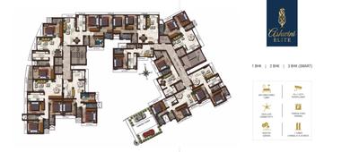 Image of 850 Sq.ft 2 BHK Apartment / Flat for sale in Elite Ashwini Elite, Chembur, Mumbai for Rs. 21000000