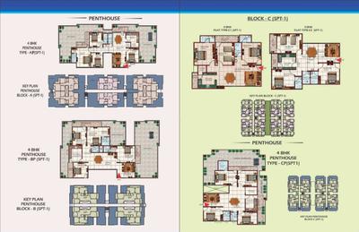 Image of 1400 Sq.ft 3 BHK Apartment / Flat for sale in Agrawal Agrawal Sagar Premium Towers, Kolar Road, Bhopal for Rs. 5000000