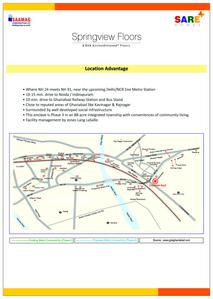 Image of 1250 Sq.ft 4 BHK Builder Floor for sale in Sare Spring View Heights, Lal Kuan, Ghaziabad for Rs. 8000000
