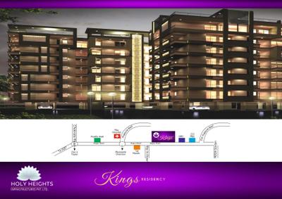 Image of 1400 Sq.ft 2 BHK Apartment / Flat for sale in Premium Kings Residency, Rajpur, Dehradun for Rs. 16200000
